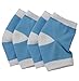 Makhry 2 Pairs Moisturizing Silicone Gel Heel Socks for Dry Hard Cracked Skin Open Toe Comfy Recovery Socks Day Night Care(Blue)