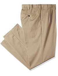 Pantalones Dockers grandes y altos, de corte clásico, pantalones caqui fáciles, plisados