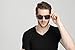 Yougarr Group Retro Sunglasses Polarized Metal Frame Classic Vintage Design for men women (Black Len/Black Frame, 52)