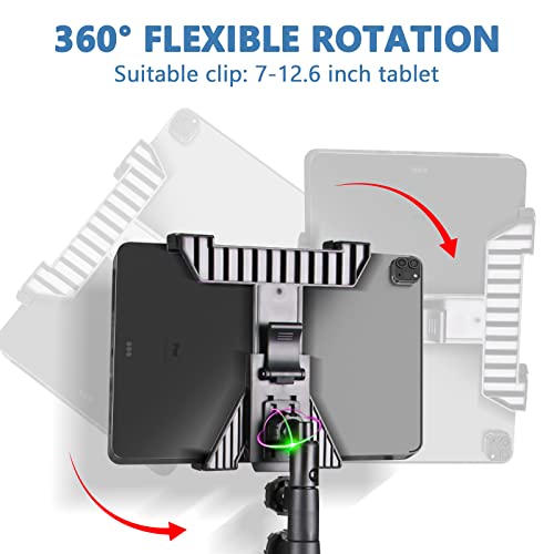 AICase Ipad Floor Stand,Tablet Stand Tripod Holder 59" Height Adjustable Floor Tablet Mount