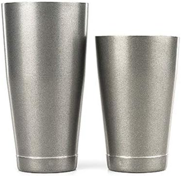Barfly by Mercer M37009 - Cocktail Shaker Set - Includes: (1) Each 28 oz. & 18 oz. Shaker, Vintage