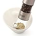 Eparé Electric Salt or Pepper Grinder - Battery Operated Ceramic Burr Peppermill Shaker - Automatic Stainless Steel Grinders - Mill With LED Light