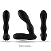 ROWAWA Waterproof Prostate Massager and Anal Sex Toy Rechargable Silicone 12 Function Vibrator Sex Toy for Men