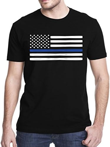 Support Police T-Shirt, Large, Black
