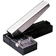 Stapler-Style Slot Punch with Adjustable Guide