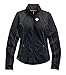 Harley-Davidson Womens Jacket, Bar & Shield Vented Performance, Black 99157-15VW