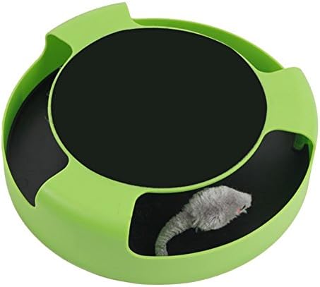 Scratcher Cat Toy with Rotating Mouse Scratch Pad Scratching Claw Care Mat