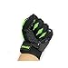 JIN Glove Motorcycle Gloves,Cycling Gloves, Mountain Bike Gloves, Road Cycling Gloves, Cycling Gloves, Half Finger, Anti-Slip, Sports, Work Gloves, Kawasaki, l
