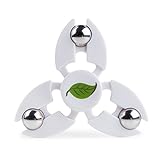 Fidget Hand Play Spinner Toys, 2017 Brighting Chrome Steel Ball Counterweight 360 High Speed Decompression Focus Gifts for Children Adults Spin 3-5 Mins (White)
