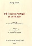 L'économie politique en une leçon by