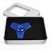 Feibi Aluminum Alloy Fingertip gyro Hand spinner Toy Hand Spinner Finger Spinner Fidget Spinners Gyro EDC Focus Toy (Blue)