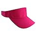 Enimay Sports Tennis Golf Sun Visor Hats Adjustable Velcro Plain Bright Colors Hot Pink