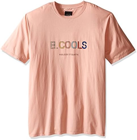 Barney Cools Men's 90s Homie Tee Shirt, Pink, Medium