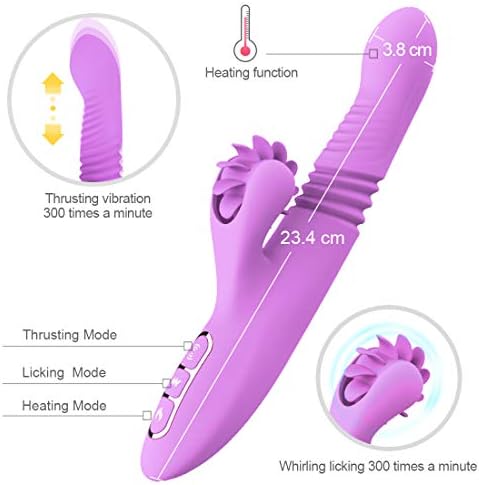 Rabbit Lifelike Toys for Women Handheld Six Toys for Female Waterproof Adullt Toys Vìbrátor for Couples Multi Speeds USB Rechargeable High Frequency Wand Birthday New Gifts T-Shirt