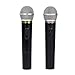 Nady DKW DUO HT B/D VHF Dual Wireless Handheld Microphone System – includes 2 microphones, AC adapter and audio cable – Easy setup – Karaoke, performance, presentation, public address