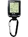 LAD WEATHER Mobile Weather Device Altimeter Barometer Compass Hygrometer Thermometer Pocket Handheld Keychain Clip Climbing Camping Outdoor (Black)