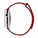 Apple Watch Band, JETech 42mm Genuine Leather Loop with Magnet Lock Strap Replacement Band for Apple Watch 42mm All Models No Buckle Needed (Red) - 2182