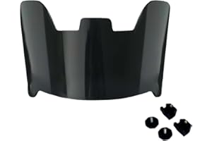 Fenduoer Football Visor,Eye-Shield Visor for Helmet, Scratch Resistant, UV Block, Anti-Fog for Adult&Youth Football Helmet with Clips