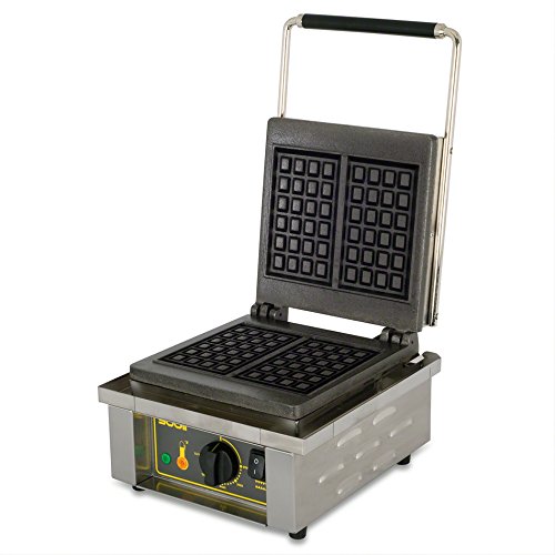 Click Here to See More Images Equipex (GES20) - 55 Waffle/Hr Single Liege Waffle Baker