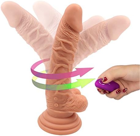 ENOX Vibrating with 360-Degree Rotation and 8 vibration speed——Suction Cup liquid silicone Wireless Controller Massager magic wand