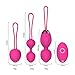 Jintrun 2 in 1 Kegel Exercise Weights & Massage Ball Ben Wa Balls Kegel Balls for Beginners & Tightening- Doctor Recommended for Bladder Control & Pelvic Floor Exercises ...