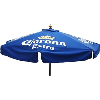 Blue Moon 9 Foot Beer Umbrella Market Patio Style New Huge