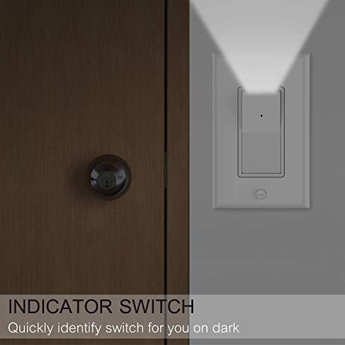 SOZULAMP Illuminated Light SwitchEsay to Install,No Neutral Wire
