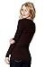 ZENANA RAYON V NECK LONG SLEEVE TEE