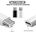 USB C Adapter, Typesee Type C to Micro USB Adapter (4-Pack) Hi-Speed Data Syncing and Charging Works with MacBook ChromeBook Pixel Nexus 5X Nexus 6P Galaxy S8/S8 Plus and More (Black & Silver)