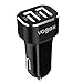 Mini Car Charger, Vogek 4.8A 24W Dual USB Car Charger with Smart Identification Compatible with Galaxy S8/S7/S6/Edge/Plus, Note 5/4 - Black