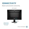 HP v22e Full HD Monitor (1920 x 1080) 21.5 Inch (1 VGA, 1 HDMI) - Black [Amazon Exclusive]