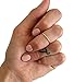 Birsppy Toe Rings & Things | 1mm Half Round 14k Gold Fill | Adjustable Ring for Foot or Knuckle for Women, Men or Teens | Fits a Variety of Sizes