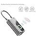 Small Fingerprint Padlock, Bluetooth Gym Lock, Biometric Padlock for School Locker Lock, Luggage Lock, Travel Bag Lock with APP(Android/iOS), USB Charge, Metal, Waterproof