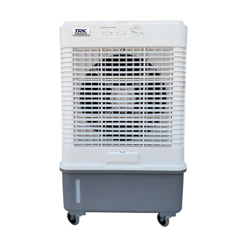 TRK Cooler Enfriador Evaporativo Portátil 50 Litros - Climatizador para Hogar, Jardines y Exteriores - 300 W
