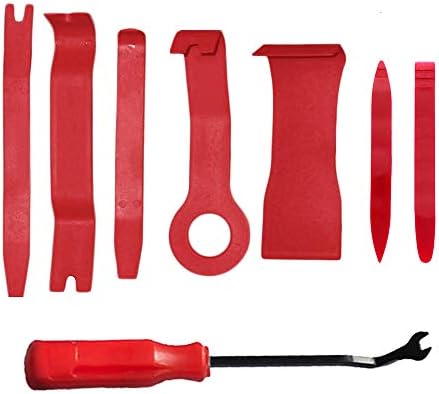 GOHAWKTEQ 8PCS Auto Trim Removal Tool Set Car Panel Removers for Car Audio Dash Door Panel Window Molding Fastener Remover Tool Kit G0001U