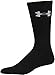 Under Armour Adult Elevated Performance Crew Socks, 3-Pairs, Black, Medium