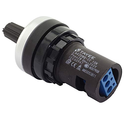 Magic&shell 1PC LA42DWQ-22 10K Ohm Variable Speed Drive Potentiometer Frequency Converter VSD VFD IP65 - Thumbnail 3