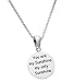 Regetta Jewelry Stainless Steel You are My Sunshine My Only Sunshine Pendant Necklace Set On a Stainless Steel Box Link Chain, 18