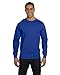 Hanes Adult Beefy-T Long-Sleeve T-Shirt, Deep Royal, Medium