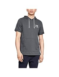 Under Armour Sudadera con capucha de manga corta para hombre