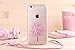 Geekmart Clear Soft Floral Silicone Back Cover for 5.5 inches Perfect for iPhone 6 Plus/iPhone 6s Plus