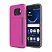 Samsung Galaxy S7 case, Incipio Stowaway, Credit Card Case with Integrated Stand Wallet Polycarbonate Rigid Cover  - Pink