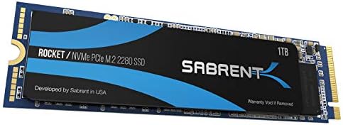 Sabrent 1TB Rocket NVMe PCIe M.2 2280 Internal SSD High