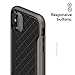 Caseology Apex for Apple iPhone Xs Case (2018) / for iPhone X Case (2017) - 3D Pattern Design - Charcoal Gray