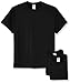 Jerzees Men's Dri-Power Short Sleeve T-Shirt (Pocket & No, Pocket-3 Pack-Black, Medium