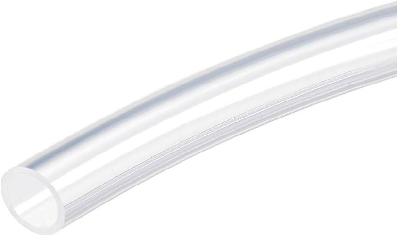 sourcing map Silicone Tubing 8mm ID x 11mm OD 4m Flexible Silicone Rubber Tube Air Hose Water Pipe for Pump Transfer Clear