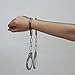 Metal Handcuffs - Bdwing BD02 Kids Play Toy Metal handcuffs with keys. Party Favors for Swat Role Police Role Play Kids Party Supplies Costume Accessory (Silver)