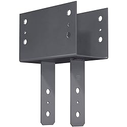 Simpson Strong Tie CC66 Column Cap, Gray, 1 Each