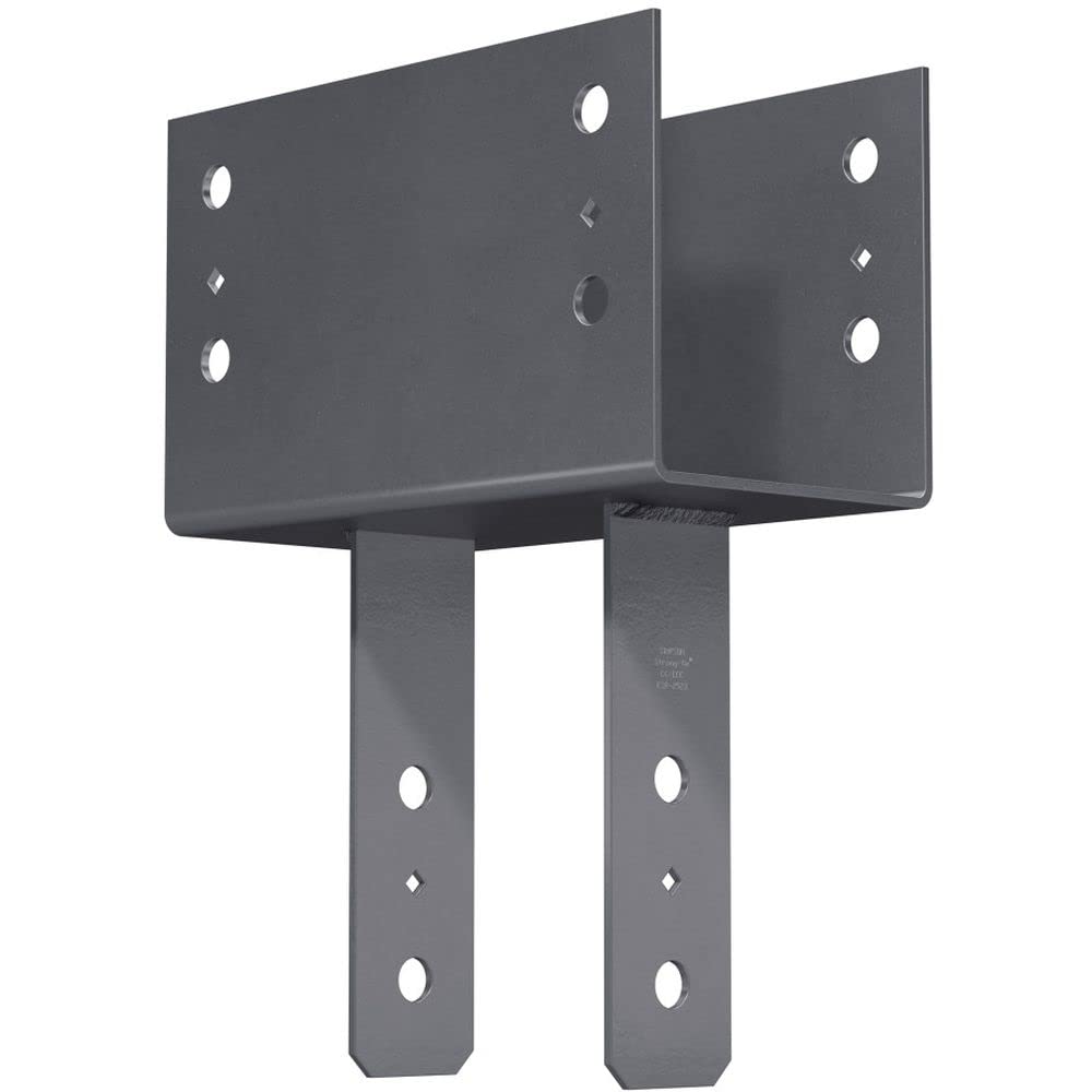 Simpson Strong Tie CC66 Column Cap, Gray, 1 Each