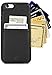 Vaultskin Eton Armour Case Wallet for iPhone 6 & 6S, Slim, Minimalist Genuiner Leather Case - Holds up to 8 Cards/Top Grain Leather - Black